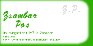 zsombor pos business card